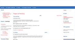 Desktop Screenshot of flensburger-flughafen.de